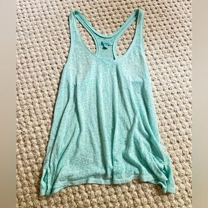 Women's Light Blue Cover-Up Tank Top